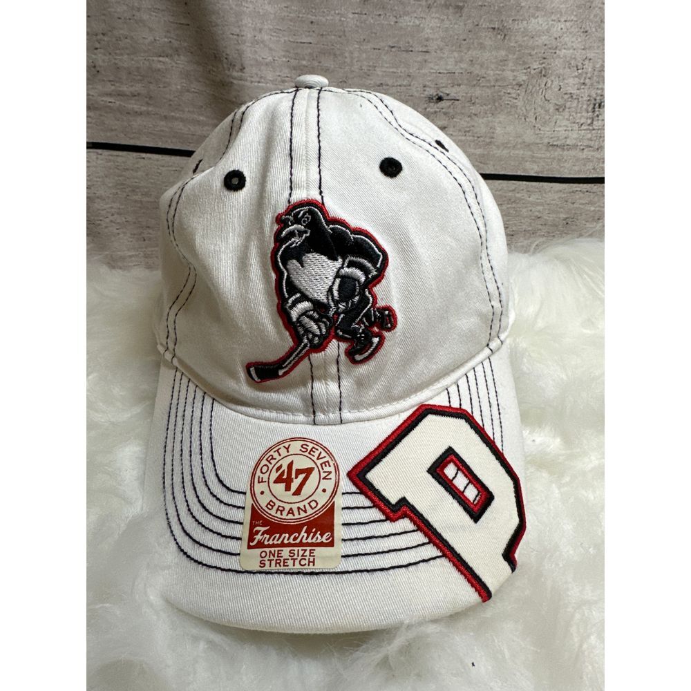 '47 Forty Seven Brand Pittsburgh Penguins Baseball Hat One‎ Size Stretch